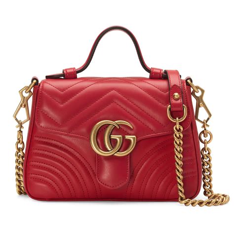 gucci gg marmont red bag|gucci marmont bag small size.